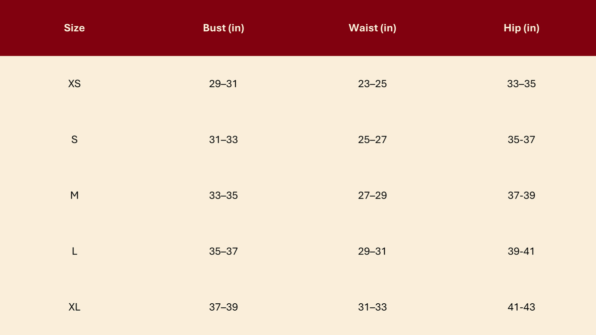 SIZE GUIDE